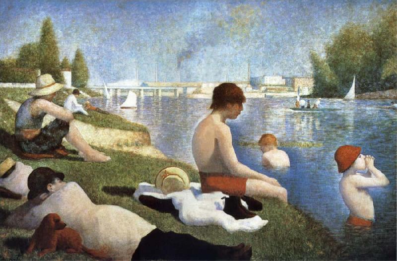 Bathers of Asnieres, Georges Seurat